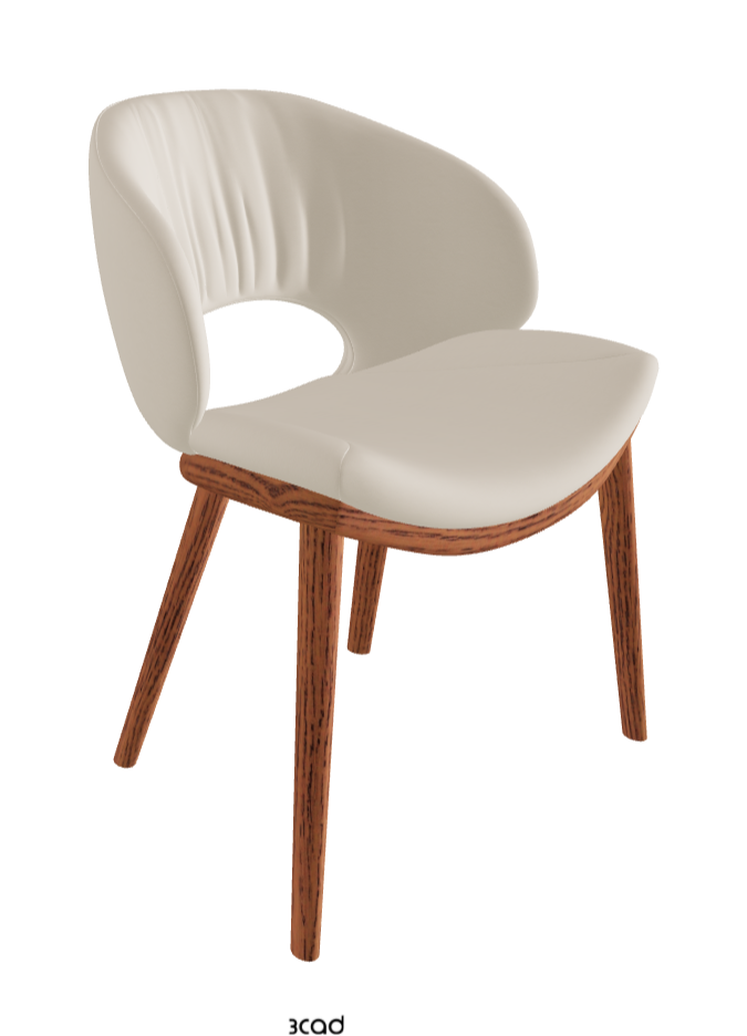 Miranda Wood Dining Chair_Canaletto Walnut Stained Ashwood_Soft Leather_Cashmere