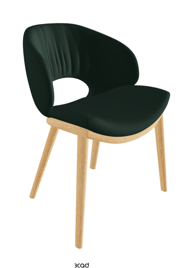 Miranda Wood Dining Chair_Natural Ashwood_Soft Leather_Sherwood