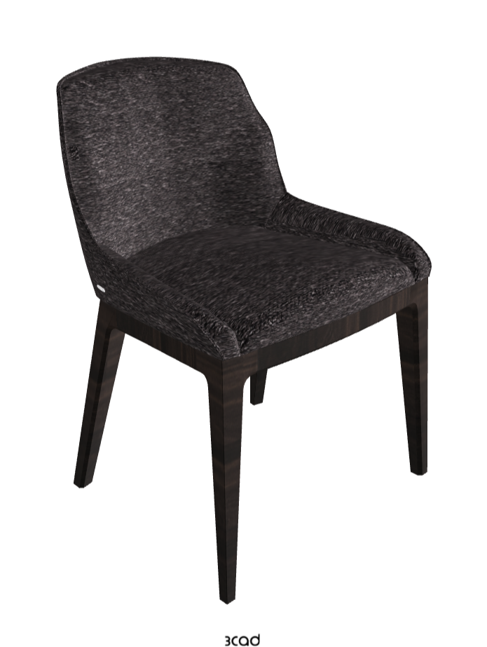 Musa Dining Chair_Burned Oak Stained Ashwood_Fabric_B246