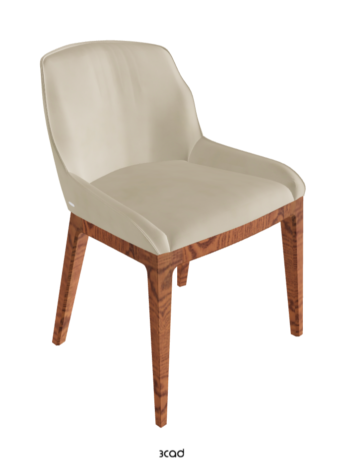 Musa Dining Chair_Canaletto Walnut Stained Ashwood_Micro Nubuk_Sand