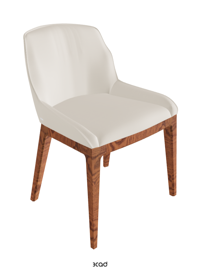 Musa Dining Chair_Canaletto Walnut Stained Ashwood_Glove Soft Leather_Ecru