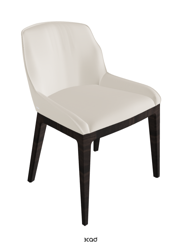 Musa Dining Chair_Burned Oak Stained Ashwood_Glove Soft Leather_Ecru