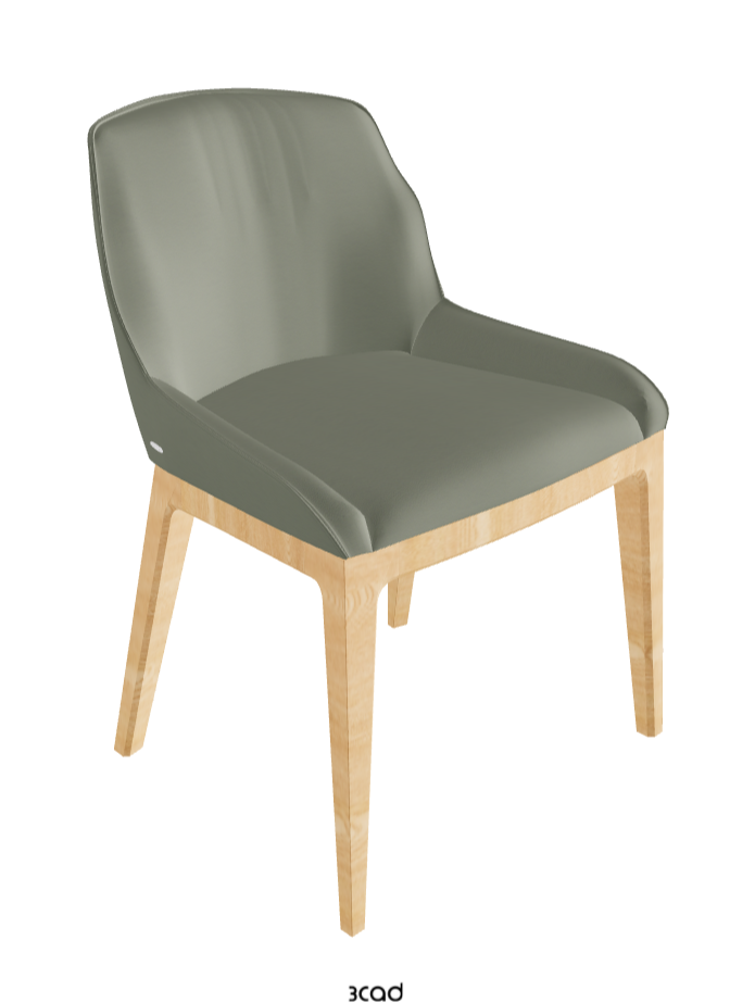 Musa Dining Chair_Natural Ashwood_Soft Leather_Cenere