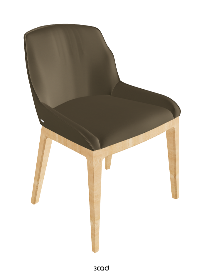 Musa Dining Chair_Natural Ashwood_Soft Leather_Argilla