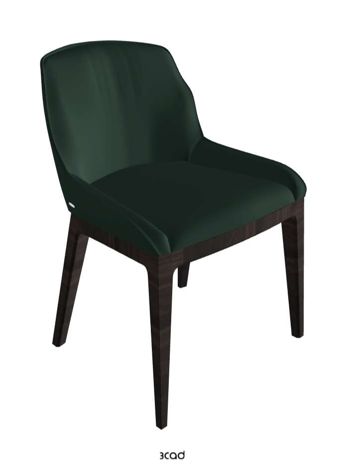 Musa Dining Chair_Burned Oak Stained Ashwood_Soft Leather_Sherwood