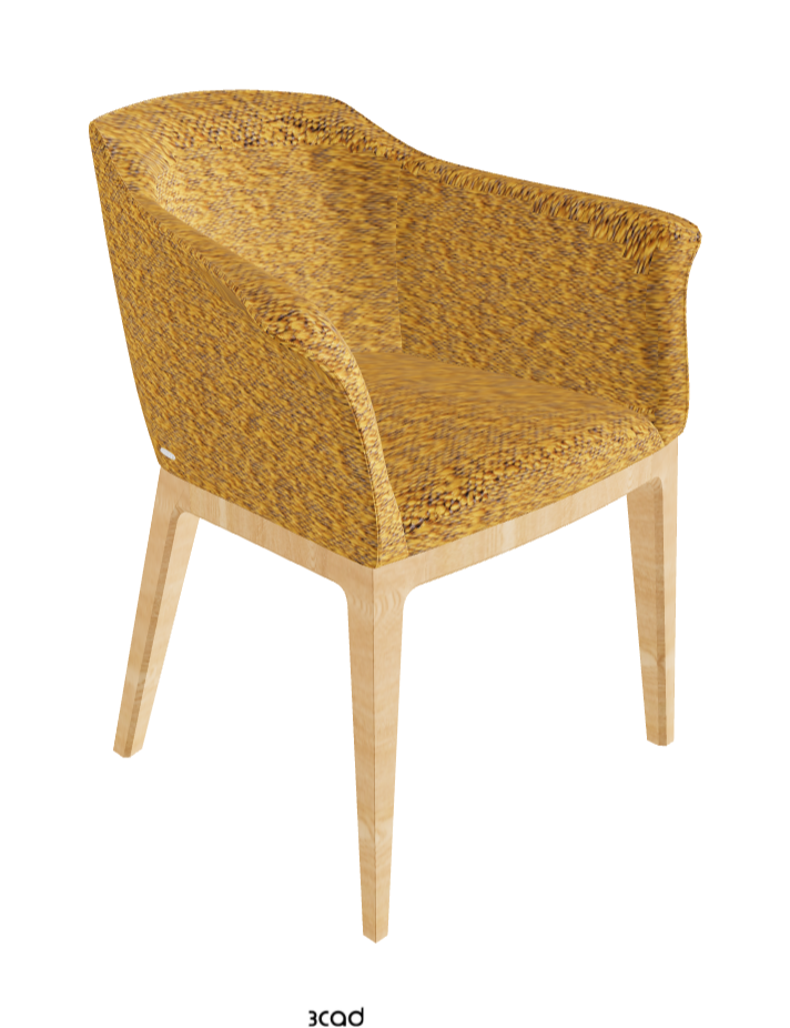Musa Dining Armchair_Natural Ashwood_Fabric_B247