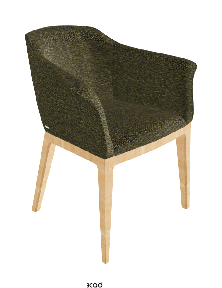 Musa Dining Armchair_Natural Ashwood_Fabric_B249