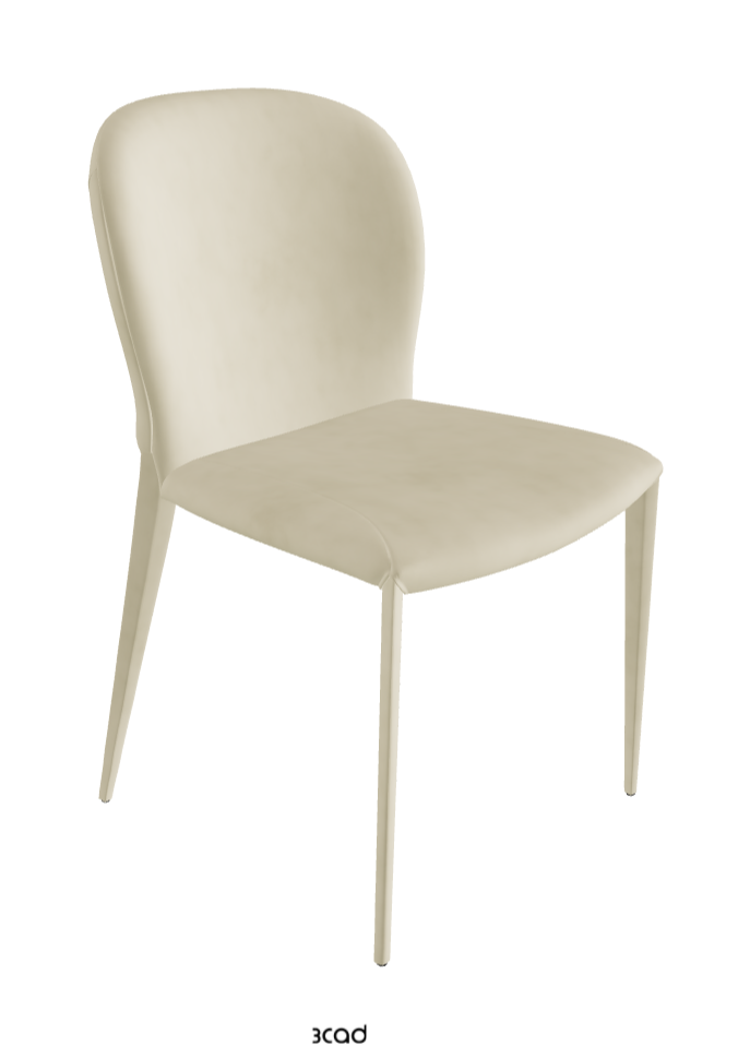 Nancy Dining Chair_Micro Nubuk_Beige