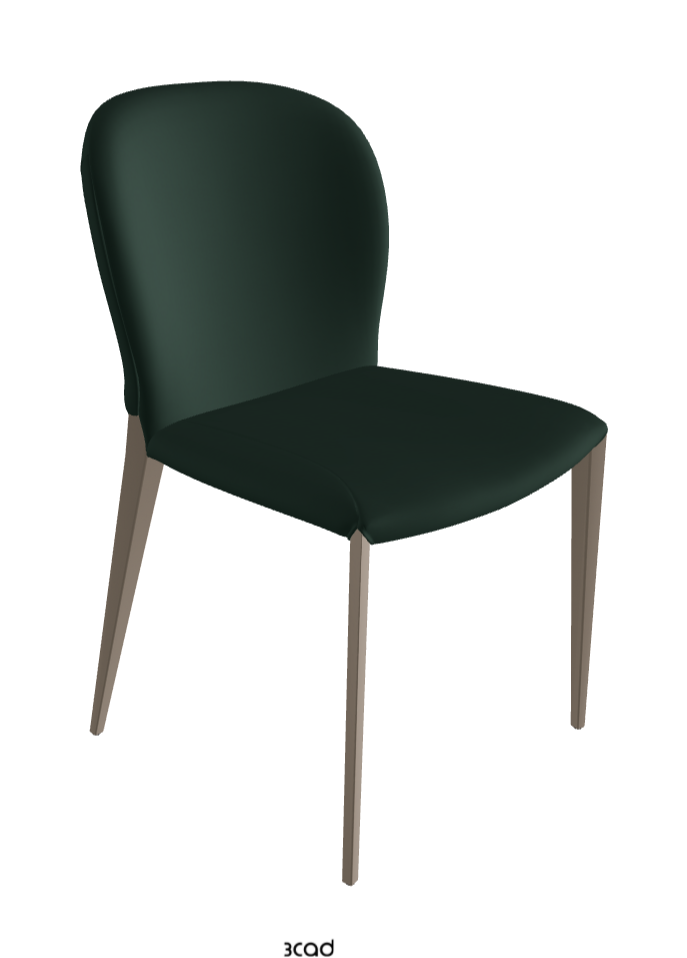 Nancy ML Dining Chair_Titanium Embossed_Soft Leather_Sherwood