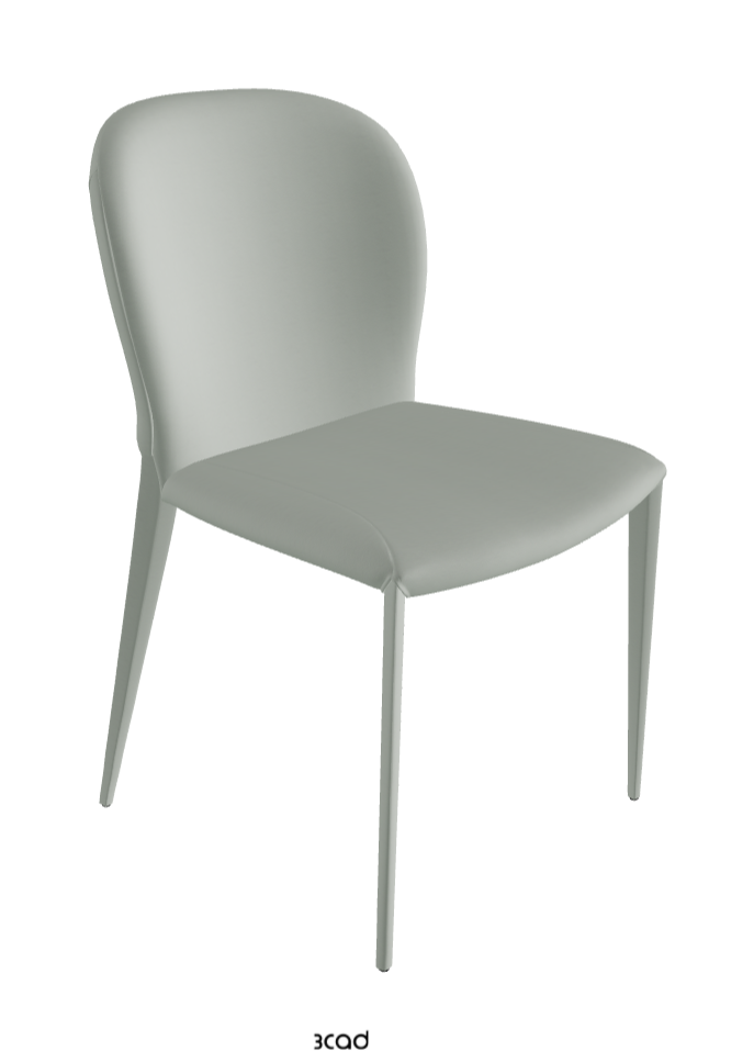 Nancy Dining Chair_Soft Leather_Ice