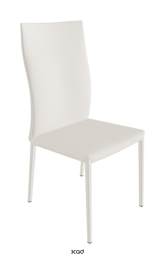 Norma High Back Dining Chair_Synthetic Leather:_Lino