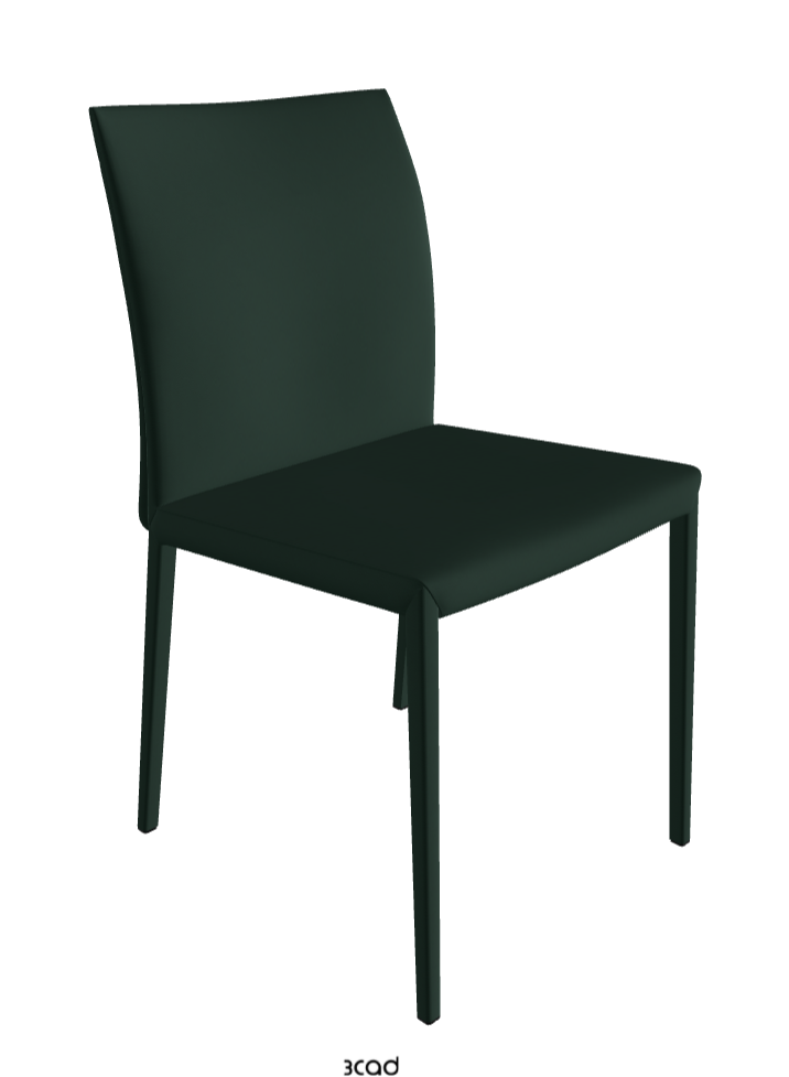 Norma Standard Back Dining Chair_Soft Leather_Sherwood