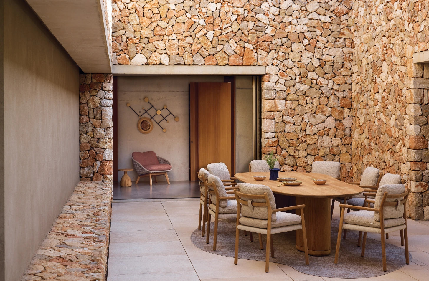 Manutti Ogado Organic Dining Table 310 × 135 cm