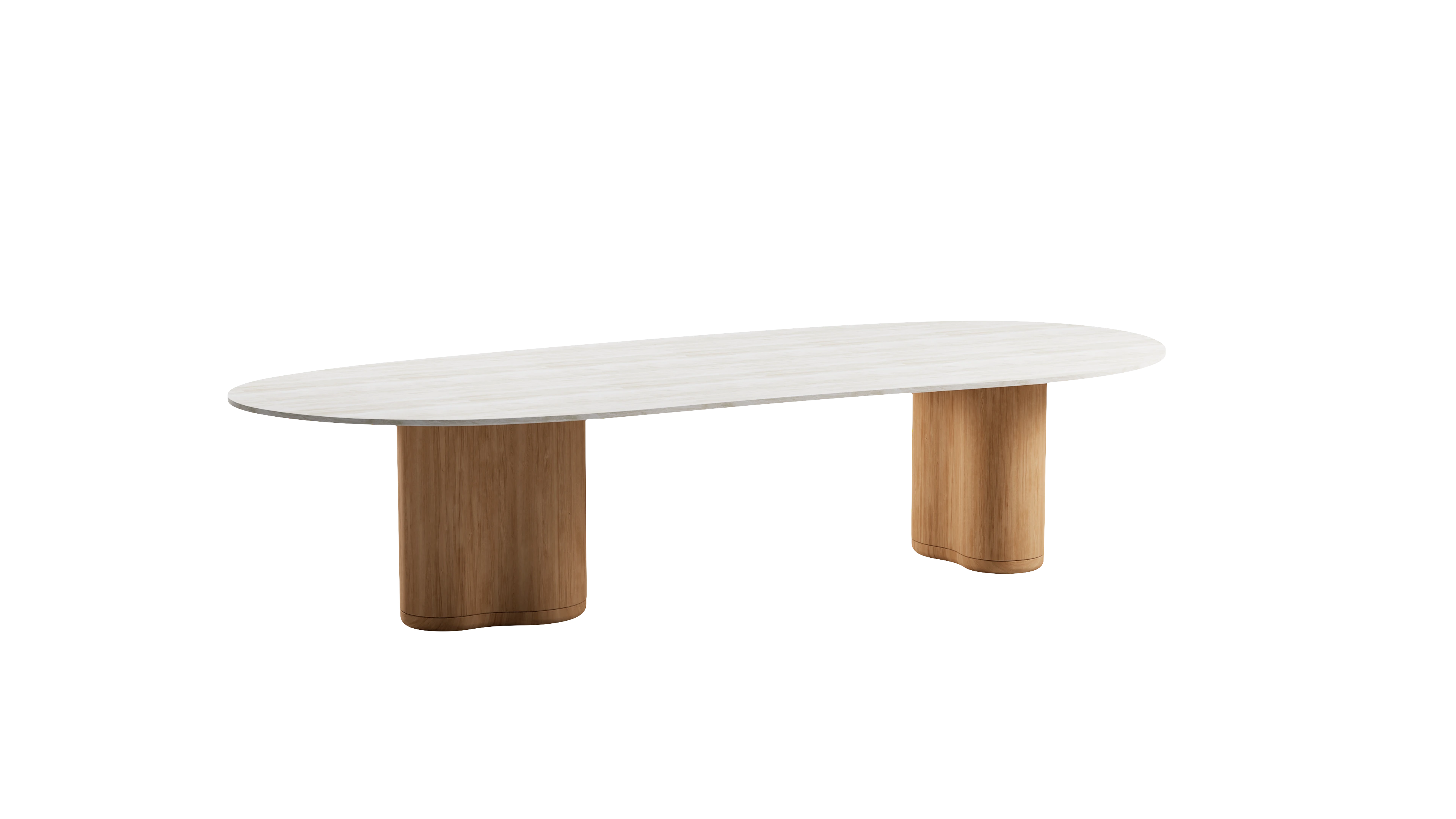 Manutti Ogado Organic Dining Table 310 × 135 cm
