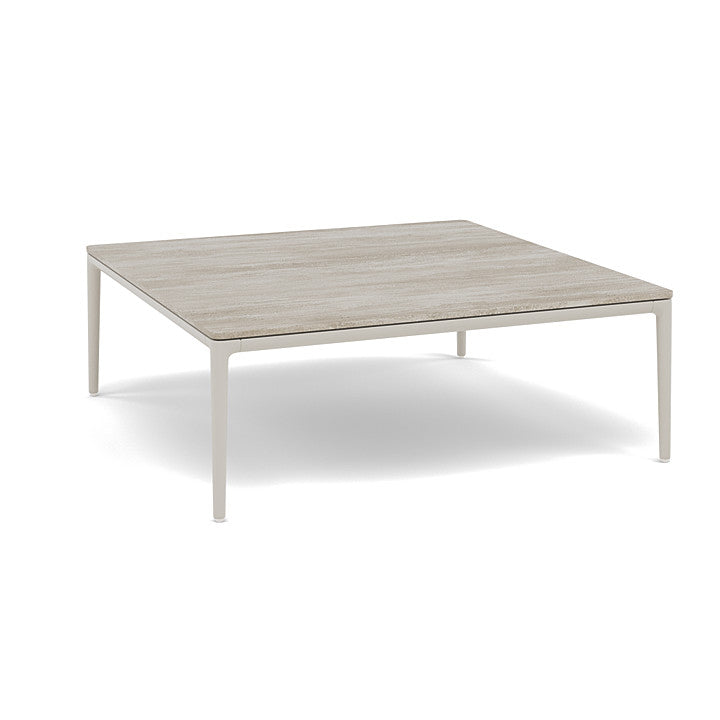 Manutti Zendo Sense Square Coffee Table with 96 cm Width & Depth and 35 cm Height