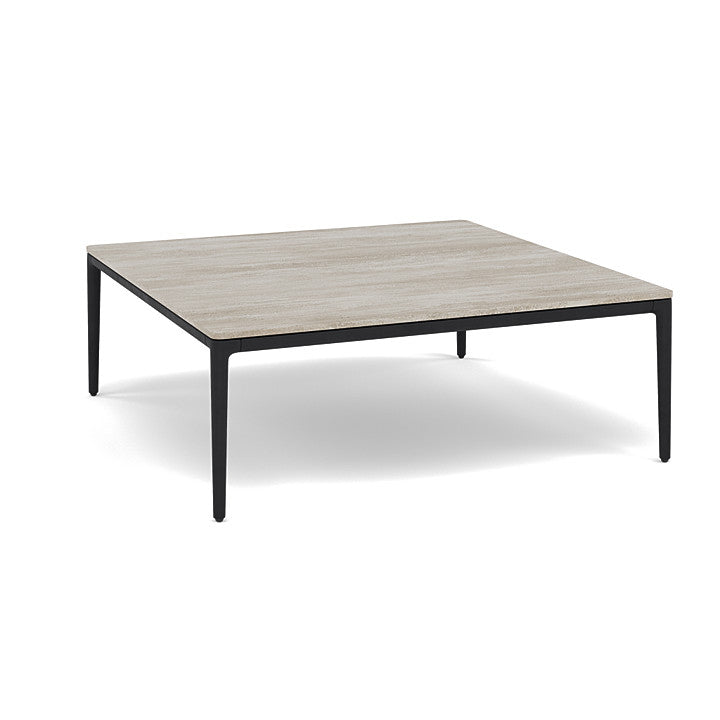 Manutti Zendo Sense Square Coffee Table with 96 cm Width & Depth and 35 cm Height