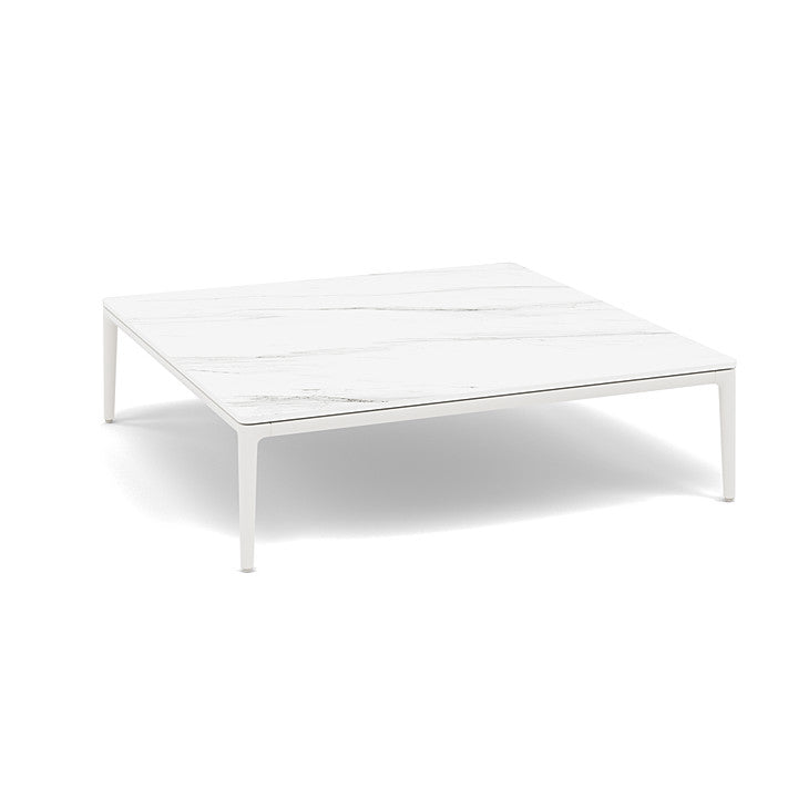 Manutti Zendo Sense Square Coffee Table with 96 cm Width & Depth and 25 cm Height