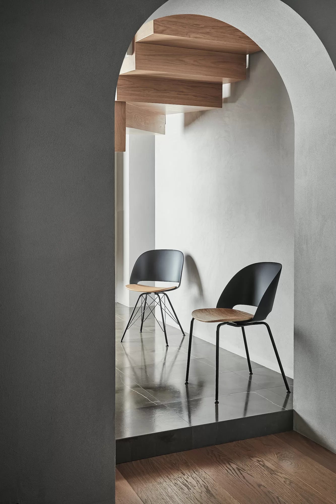 Bontempi Casa Polo Low Barstool With Metal Frame