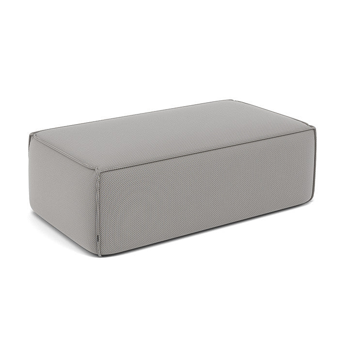 Manutti Touch Rectangular Pouf with 112 cm Width and 65 cm Depth