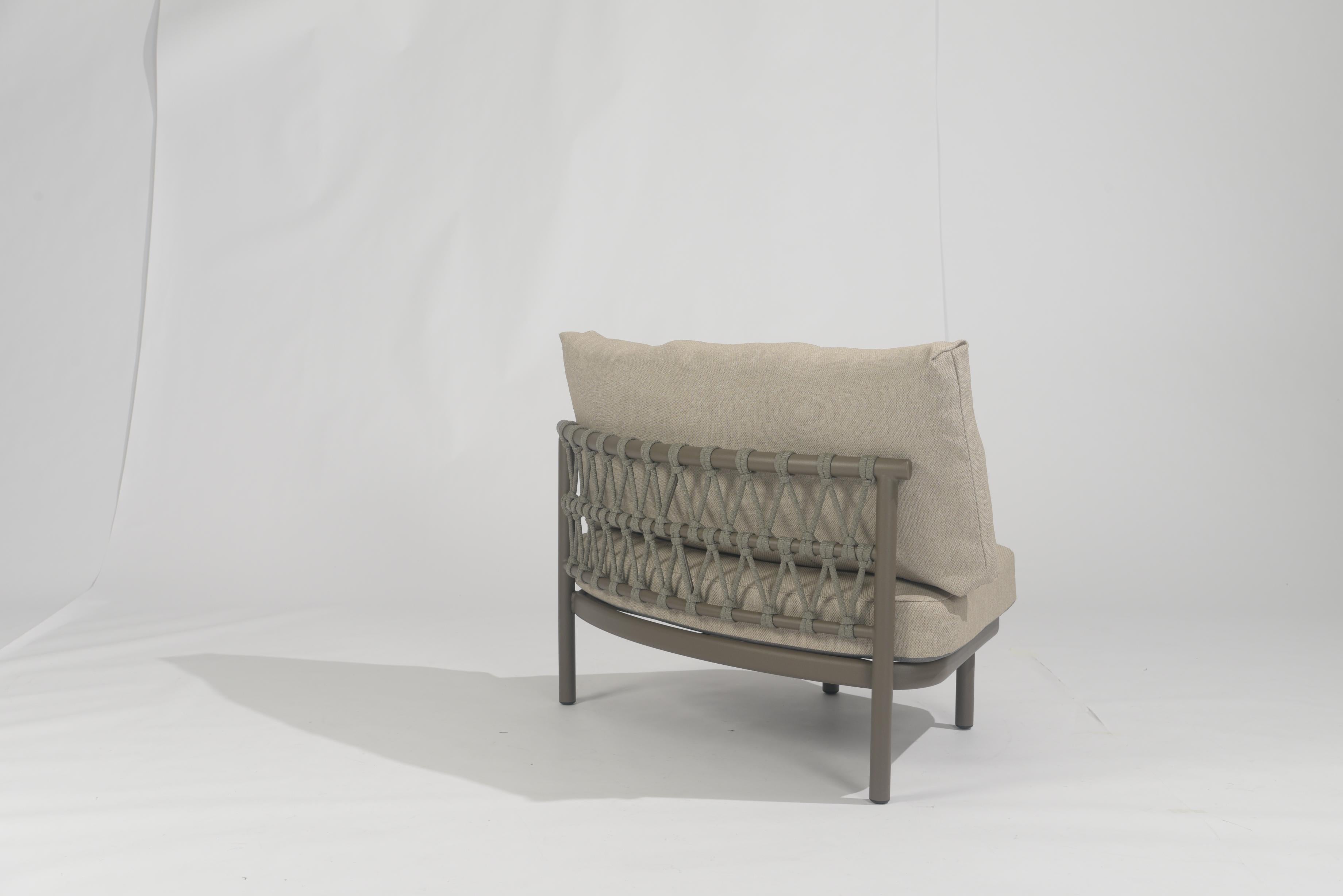 4 Seasons Outdoor Piacenza terre XL corner with 2 cushions