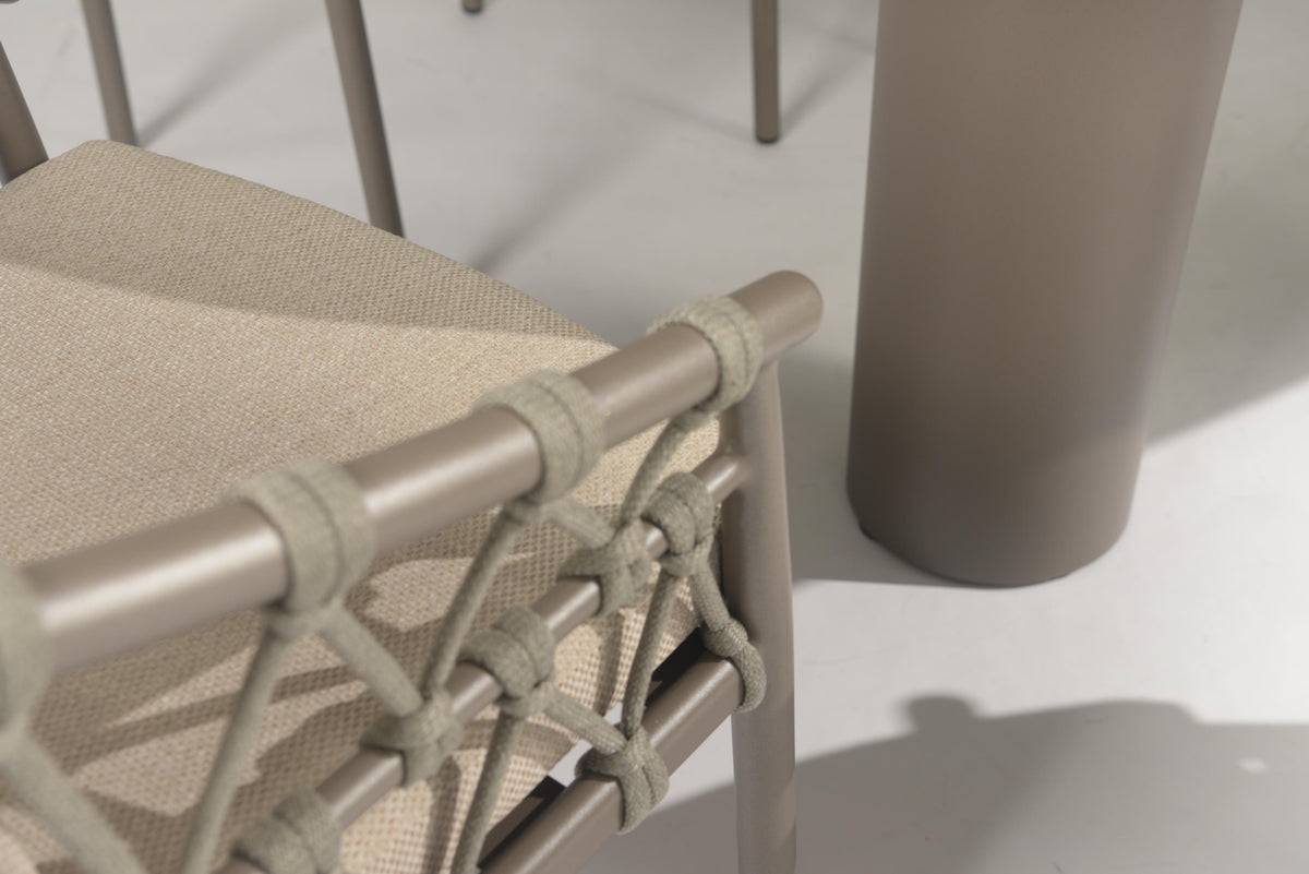 4 Seasons Outdoor Piacenza 2 Seat Manolo 75cm Barrel Ceramic Dining Table