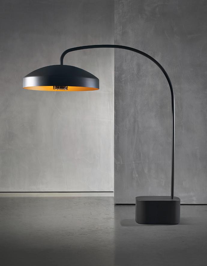 Disk Freestanding | Outdoor Heater | Finished in Dust