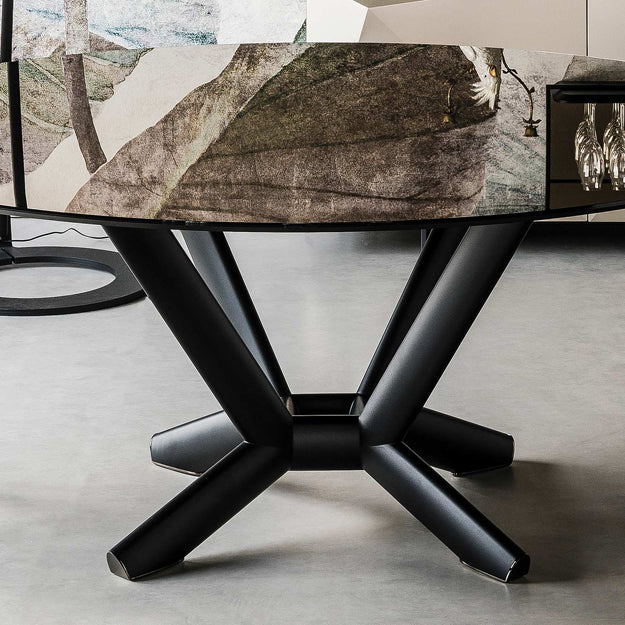 Cattelan Italia Planer Glass Dining Table