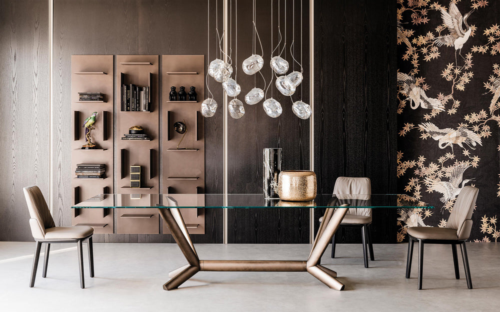Cattelan Italia Planer Glass Dining Table