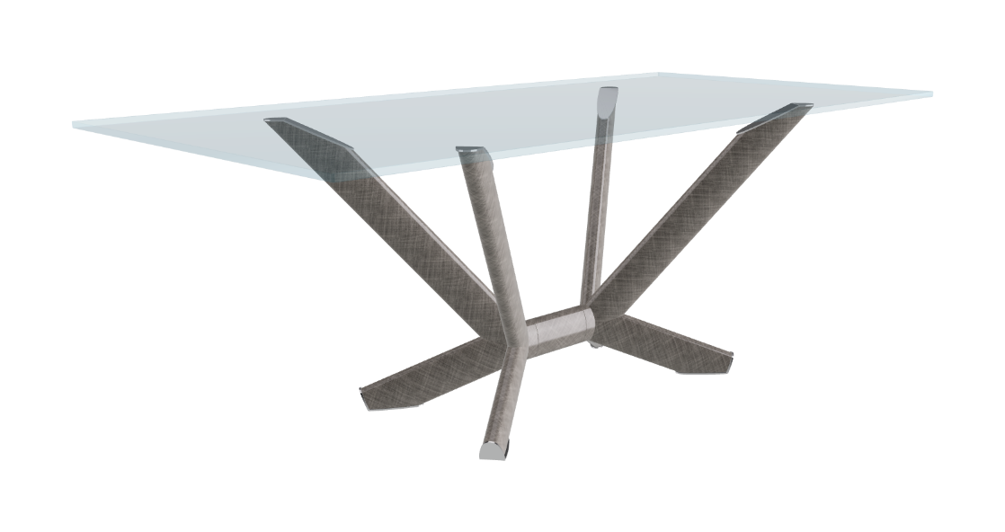 Cattelan Italia Planer Glass Dining Table