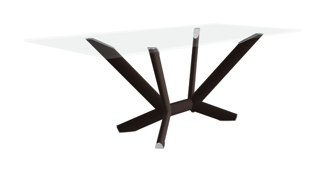 Cattelan Italia Planer Glass Dining Table
