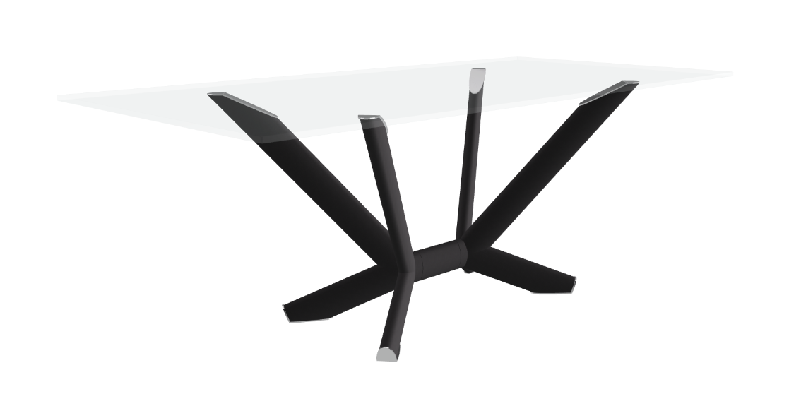 Cattelan Italia Planer Glass Dining Table