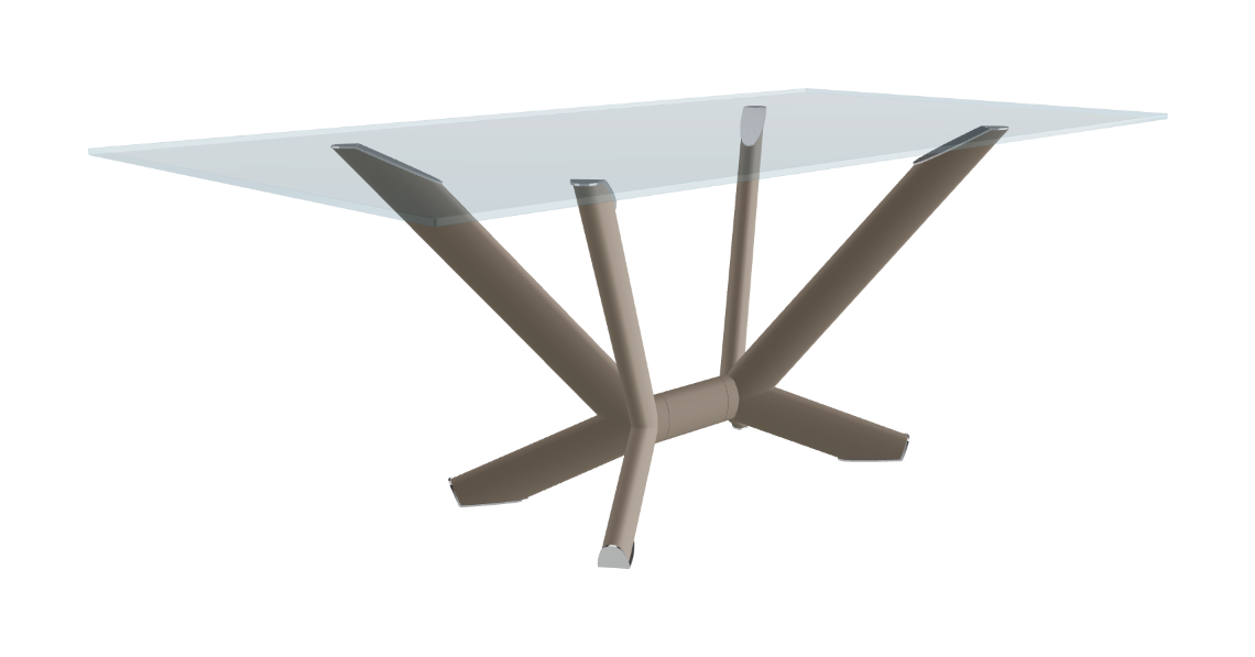 Cattelan Italia Planer Glass Dining Table