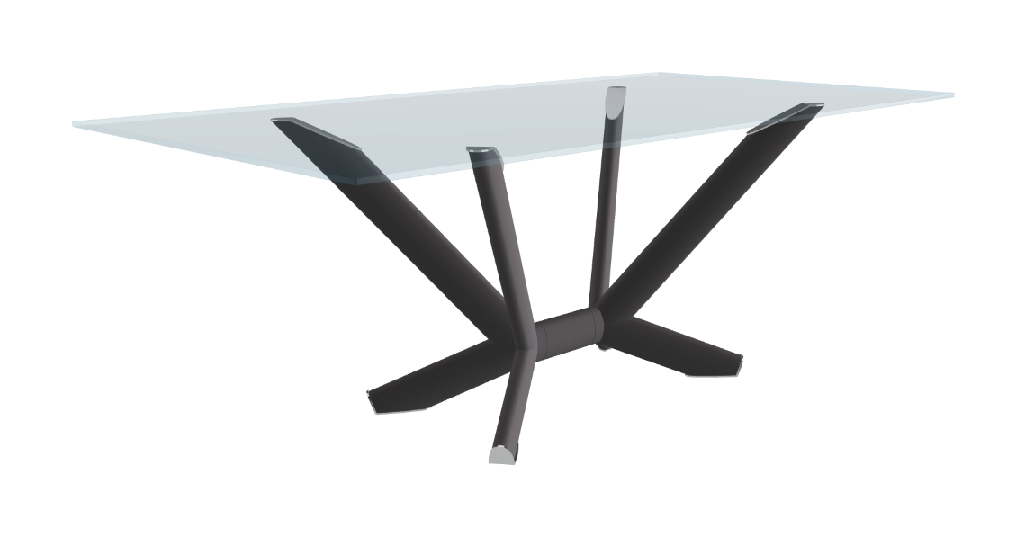 Cattelan Italia Planer Glass Dining Table