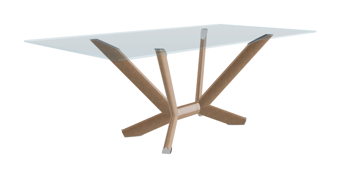 Cattelan Italia Planer Glass Dining Table