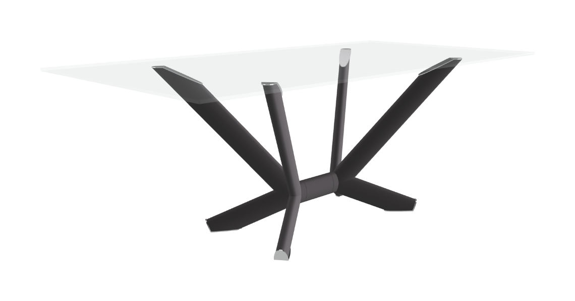 Cattelan Italia Planer Glass Dining Table