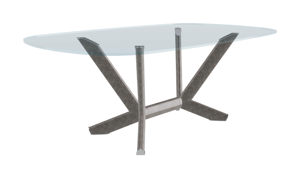 Cattelan Italia Planer Glass Dining Table
