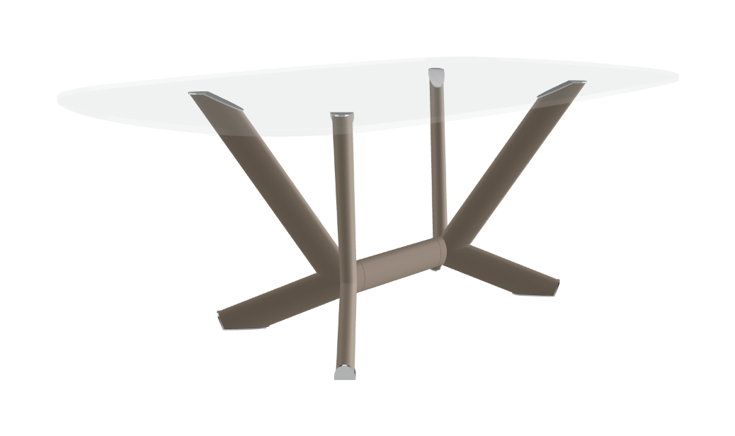 Cattelan Italia Planer Glass Dining Table