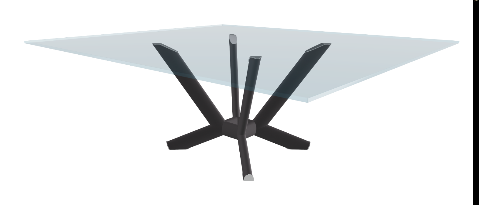Cattelan Italia Planer Glass Dining Table