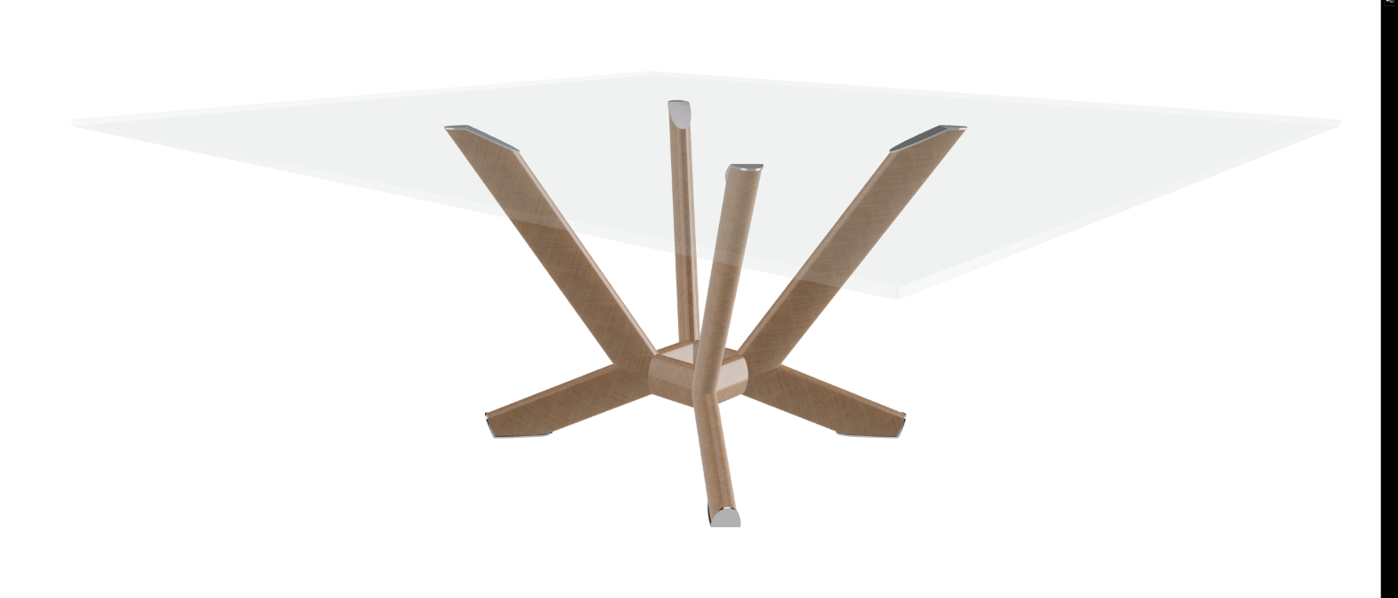 Cattelan Italia Planer Glass Dining Table