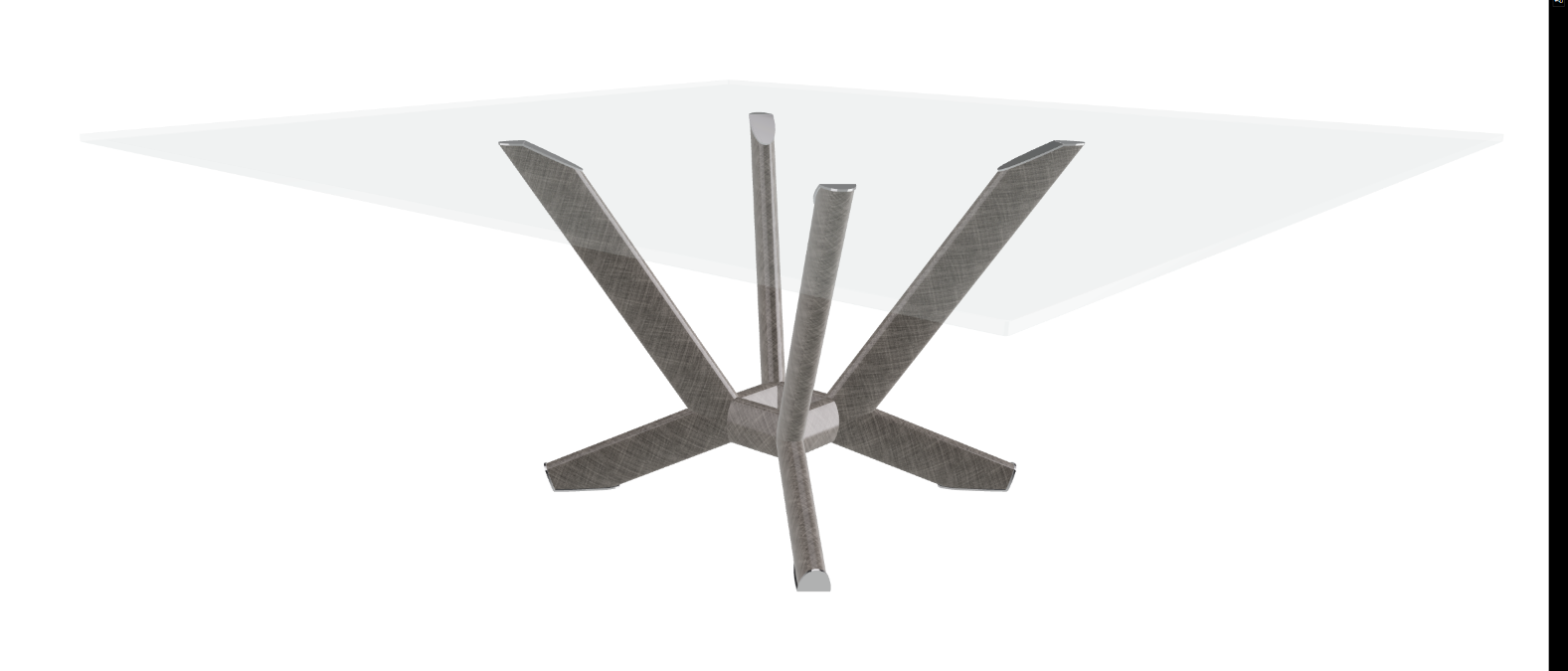 Cattelan Italia Planer Glass Dining Table