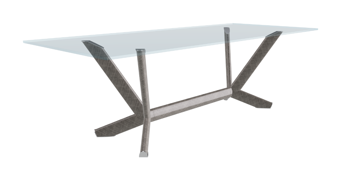 Cattelan Italia Planer Glass Dining Table