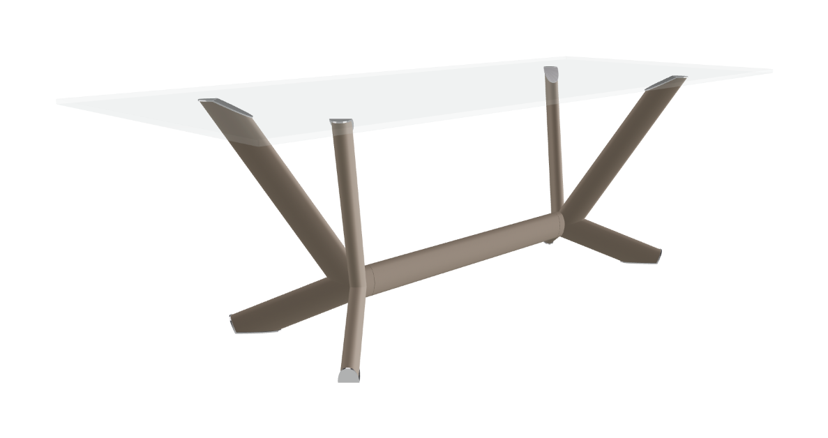 Cattelan Italia Planer Glass Dining Table