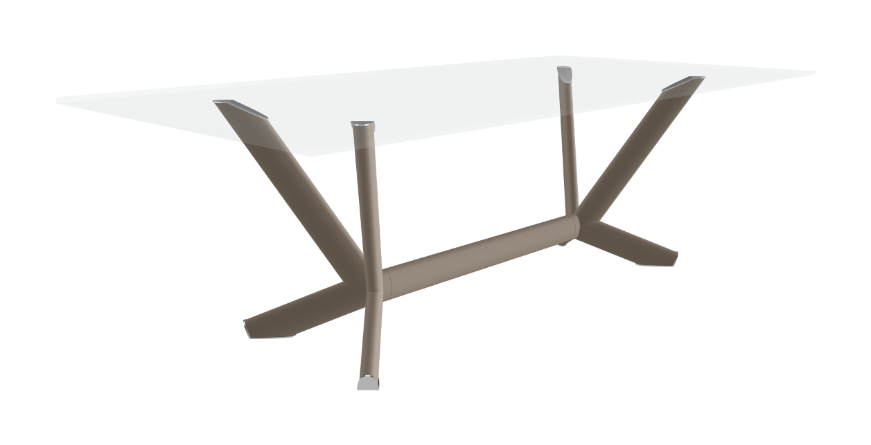 Cattelan Italia Planer Glass Dining Table