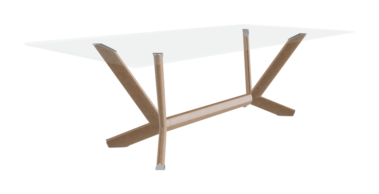 Cattelan Italia Planer Glass Dining Table