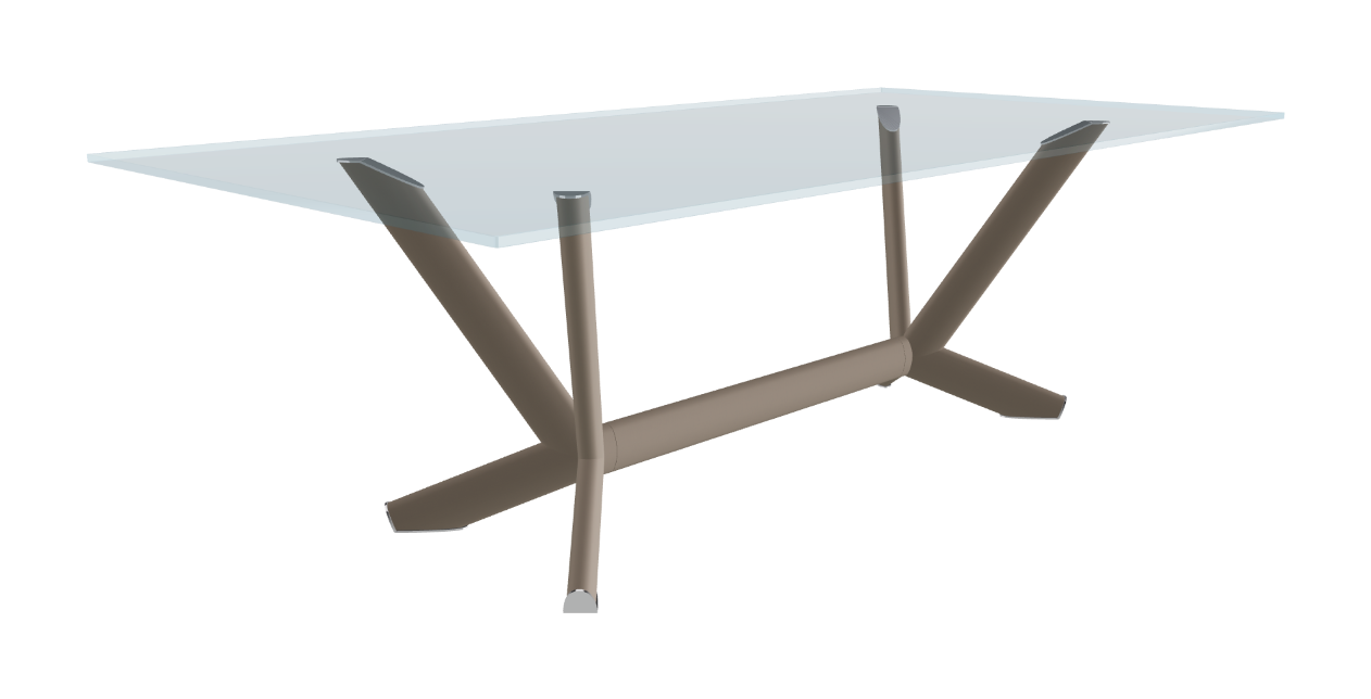 Cattelan Italia Planer Glass Dining Table