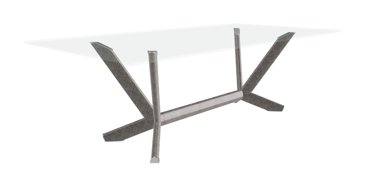 Cattelan Italia Planer Glass Dining Table