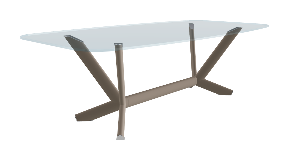 Cattelan Italia Planer Glass Dining Table