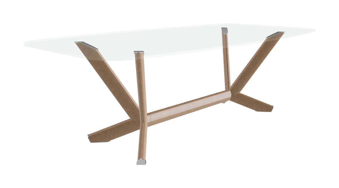 Cattelan Italia Planer Glass Dining Table
