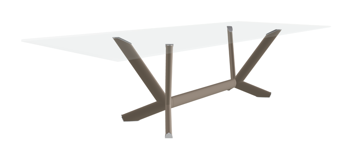Cattelan Italia Planer Glass Dining Table