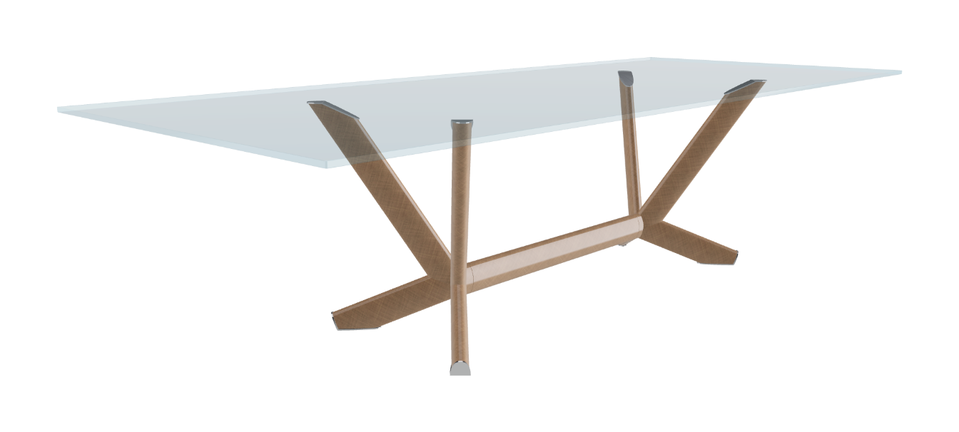 Cattelan Italia Planer Glass Dining Table